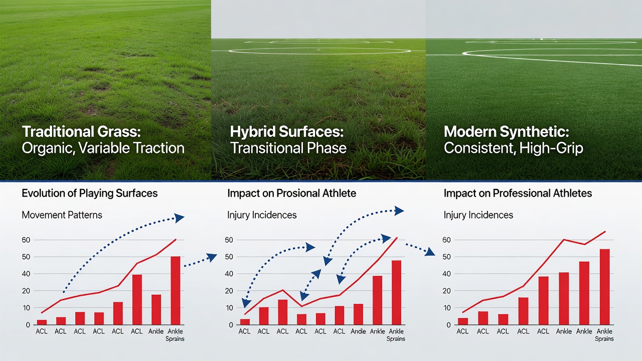 Force plate measurements comparing athlete loading on natural grass versus engineered hybrid surfaces