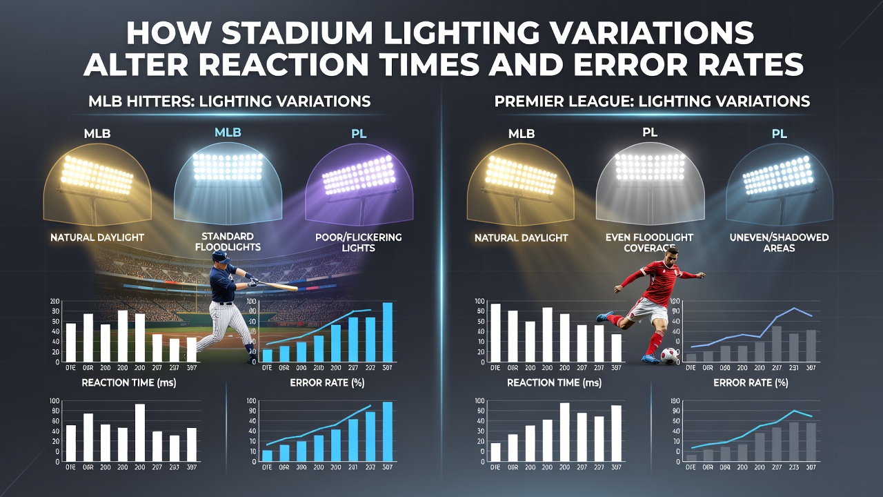 Premier League defender positioning under stadium floodlights in an evening match